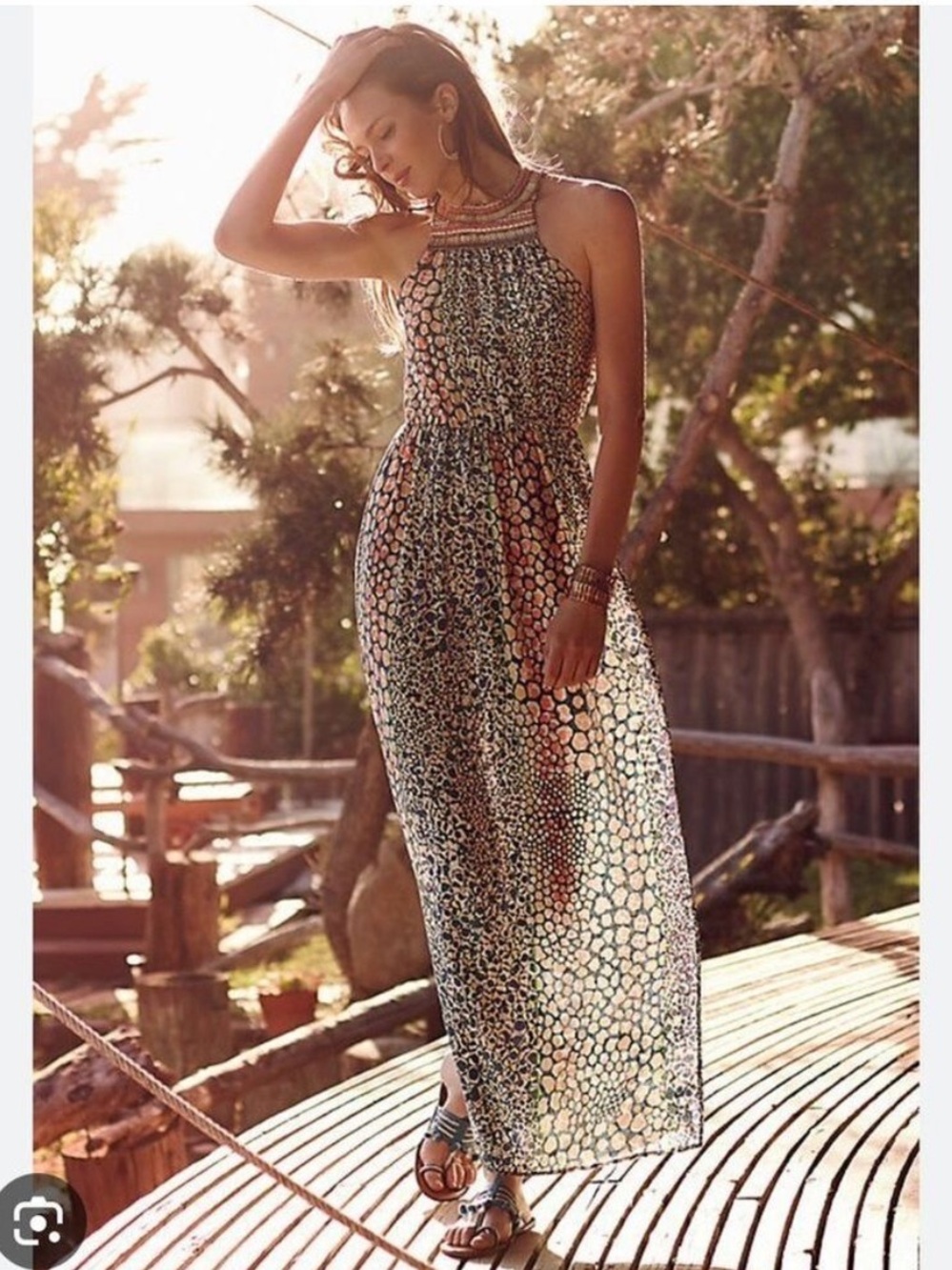HD IN PARIS {Anthro} ‘Mayacamas’ Grecian Maxi Dress